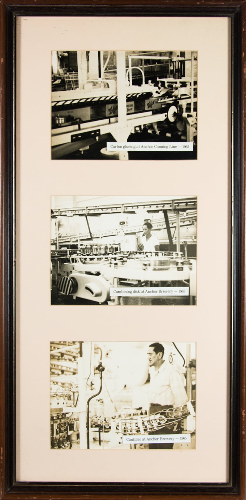 Brewery Process Photo Collage 1965