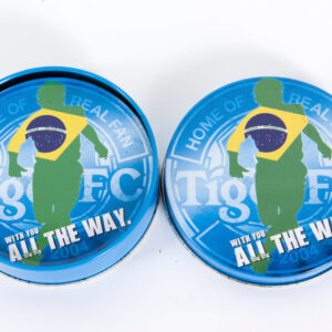 Tiger FC "With You All The Way" Coaster Set With Brazil Flag