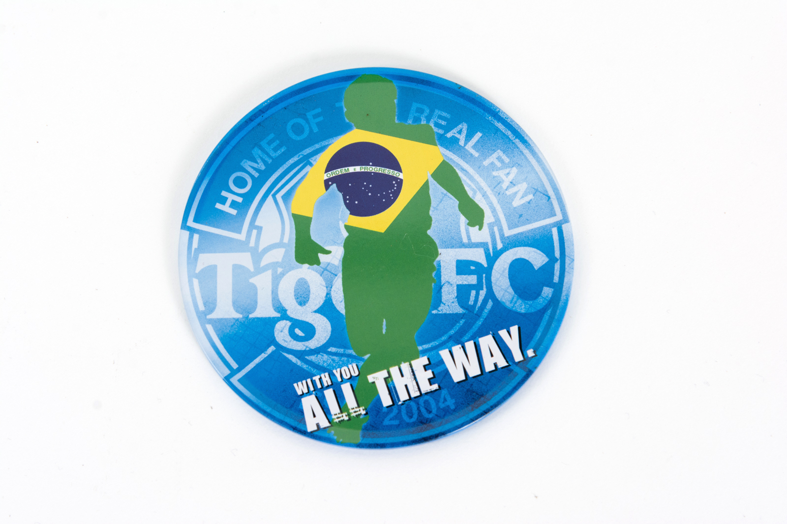 Tiger FC "With You All The Way" Coaster Set With Brazil Flag