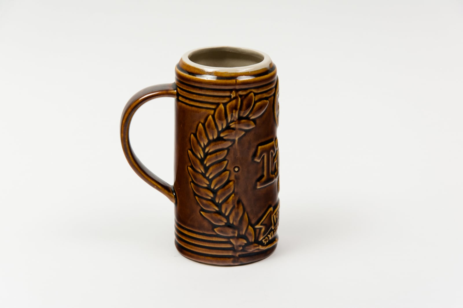 Tiger 50 Years Brown Tankard Mug Ceramicware