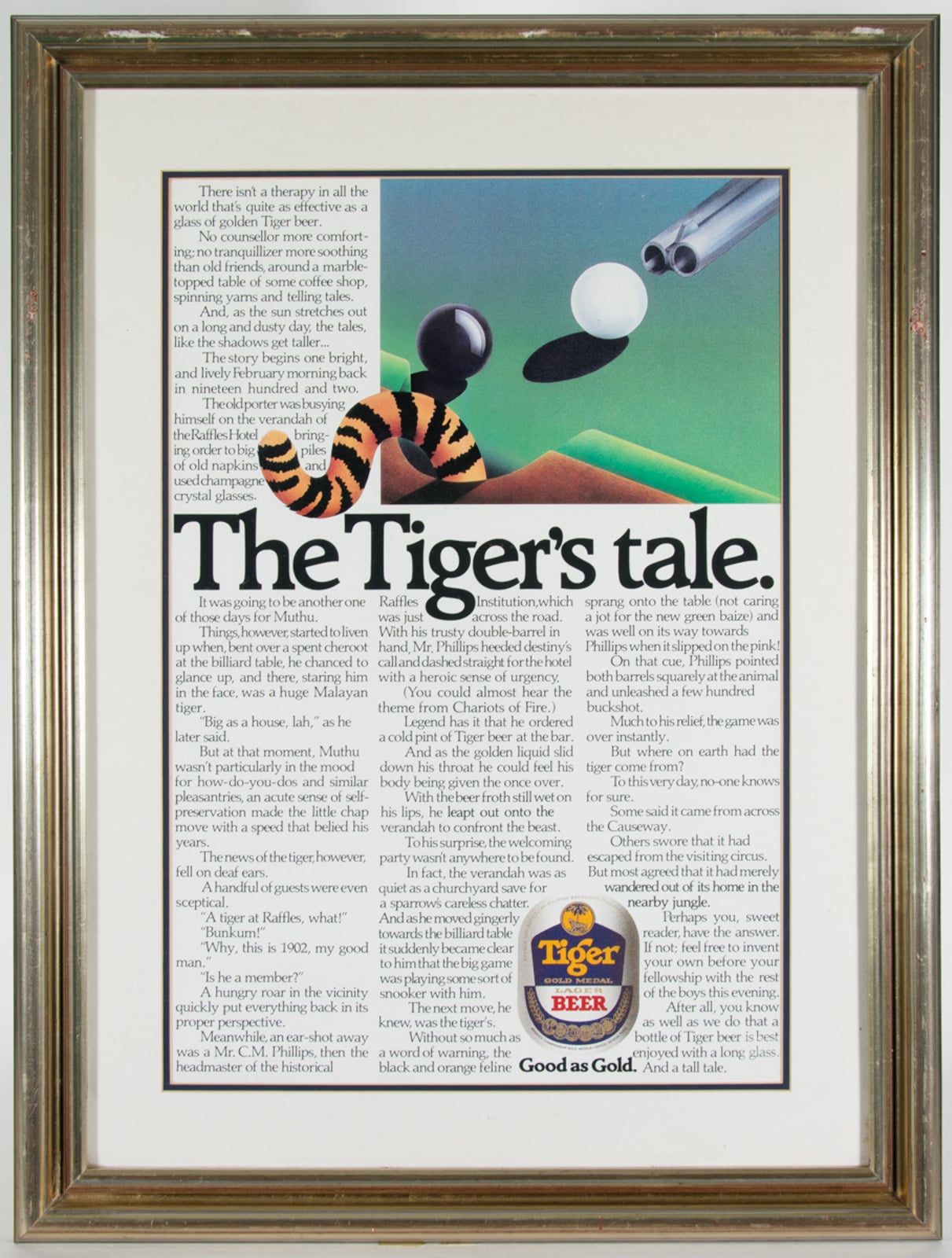 The Tiger's Tale Advertisement