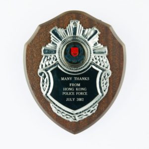 Hong Kong Police Force Plaque 2002