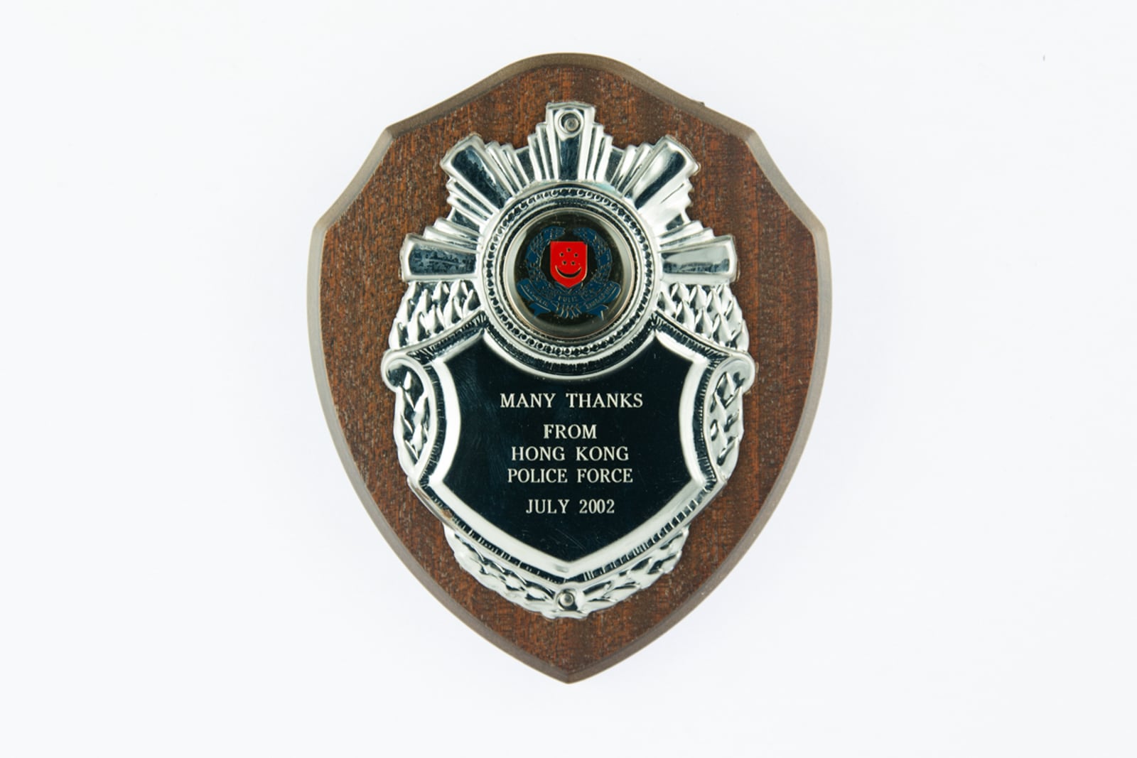 Hong Kong Police Force Plaque 2002