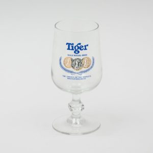Tiger Gold Medal Beer Tulip Glassware