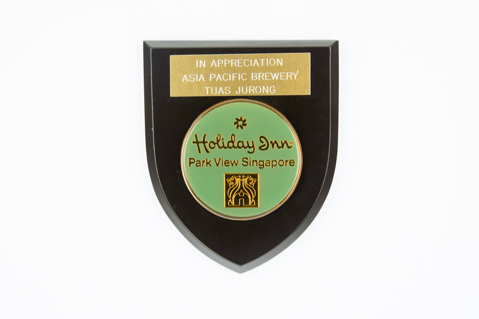 Holiday inn Park View Plaque