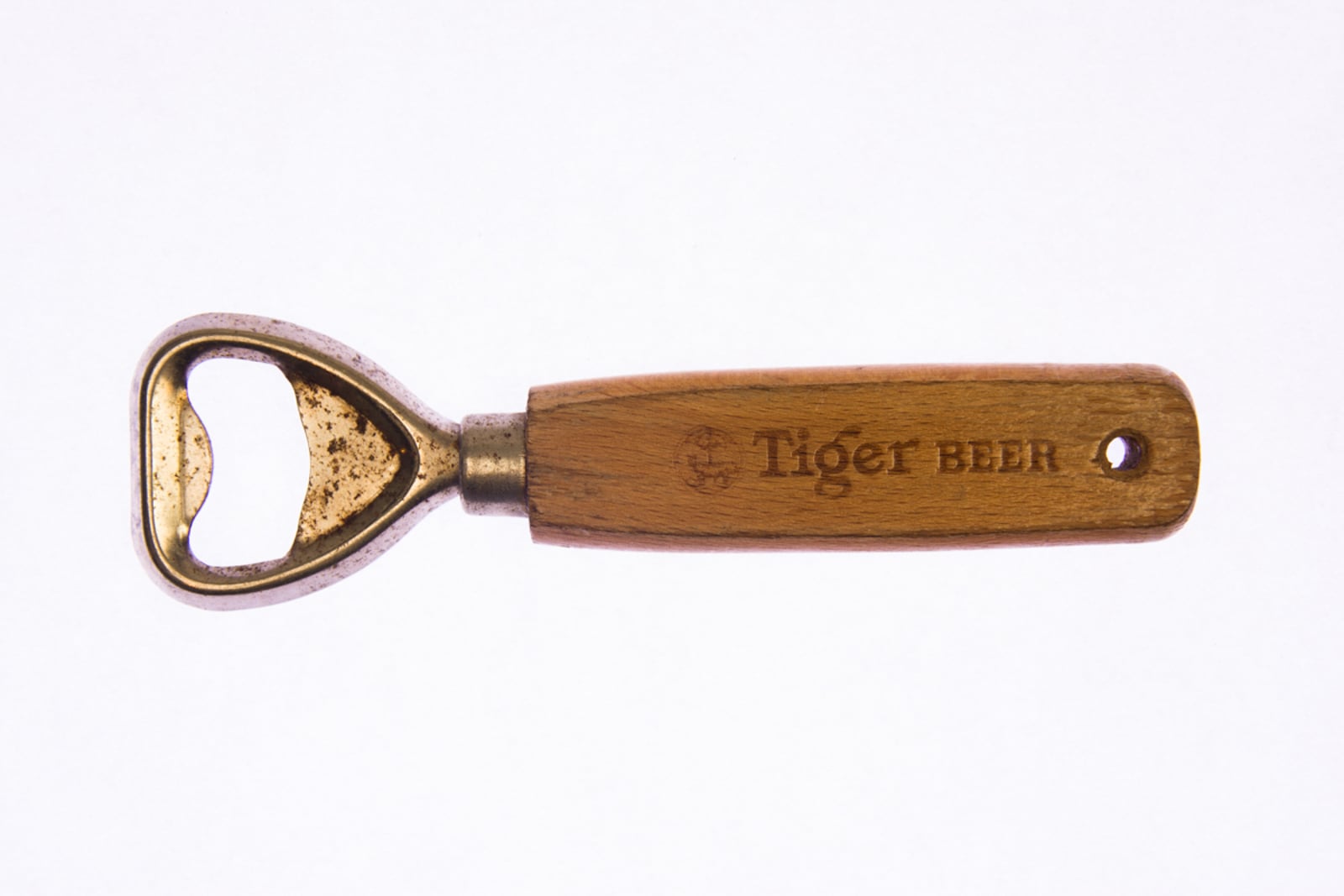 Tiger Beer Wooden Bottle Opener