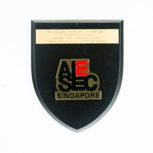 AIESEC Singapore Plaque 84/85