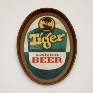 Tiger Lager Beer Oval Serving Tray