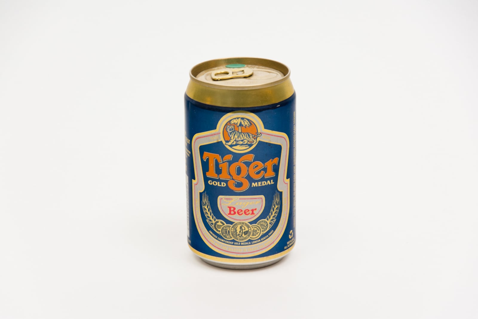 Tiger Gold Medal Lager Beer Can