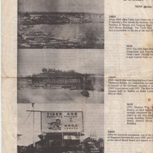 Then and Now Photos on Newspaper Cutout 1976