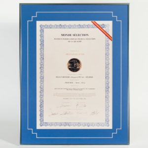 Tiger Lager - Bottle - Pilsen - Médaille d'Or, Monde Selection Certificate 1984
