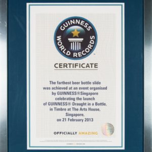 Guinness World Records Certificate 2013
