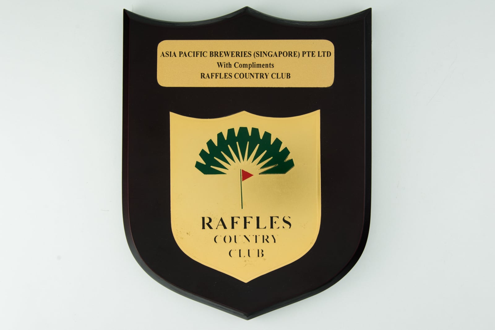 Raffles Country Club Plaque