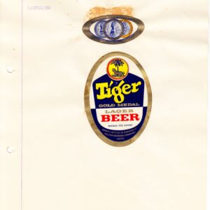 Tiger Beer New Guinea and Okinawa Labels