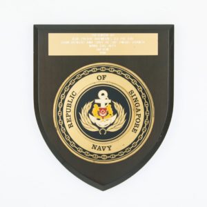 Republic of Singapore Navy Plaque 1990