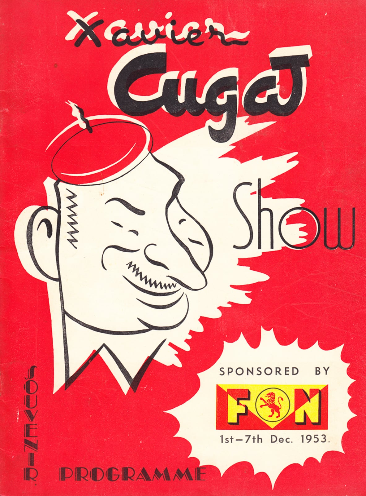 Xavier Cugat Show Souvenir Programme, 1953