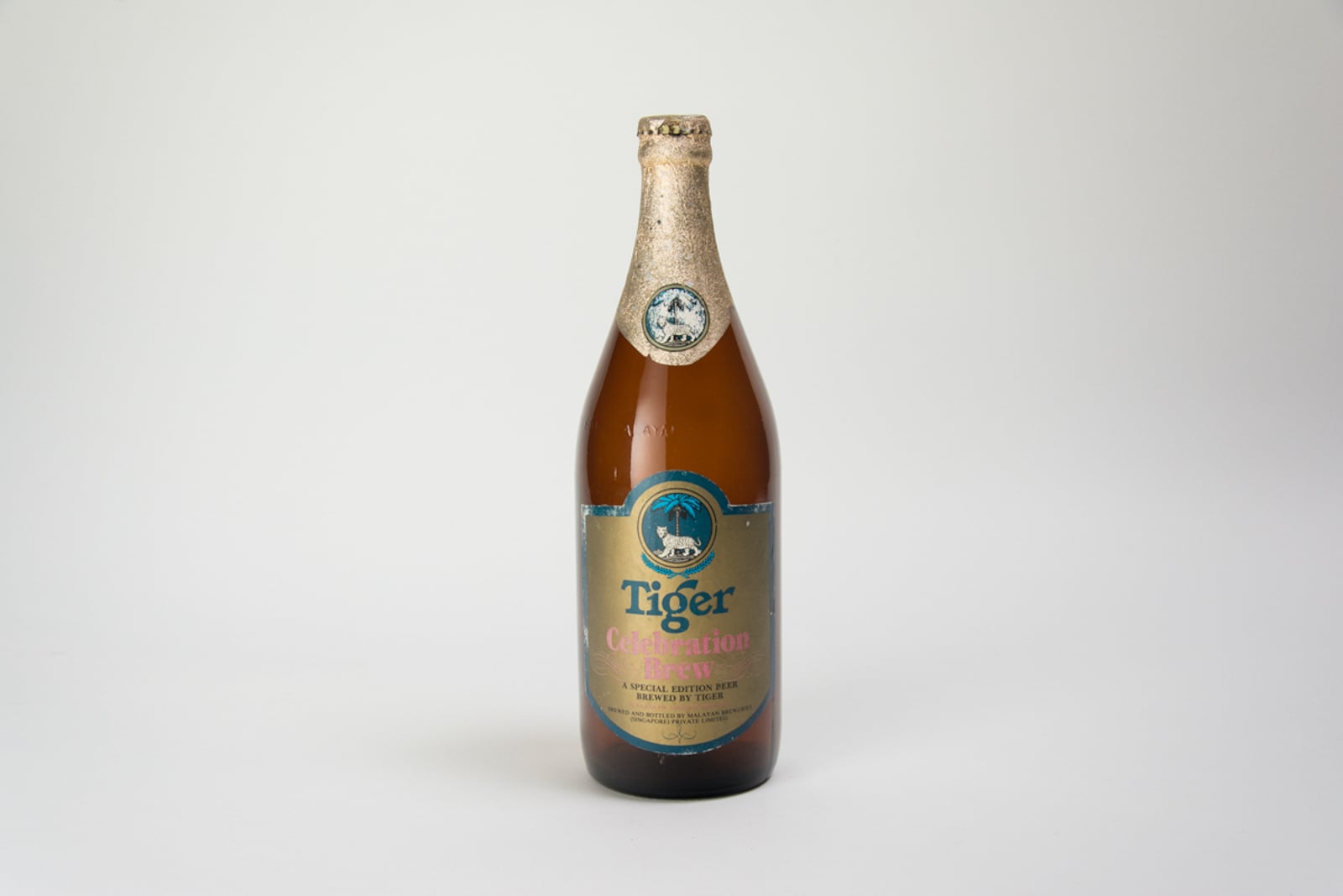 Tiger Celebration Brew Vintage Bottle (Matt Gold Label)