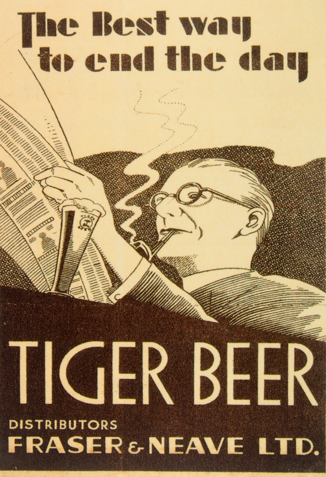 Tiger Beer F&N Advertisement