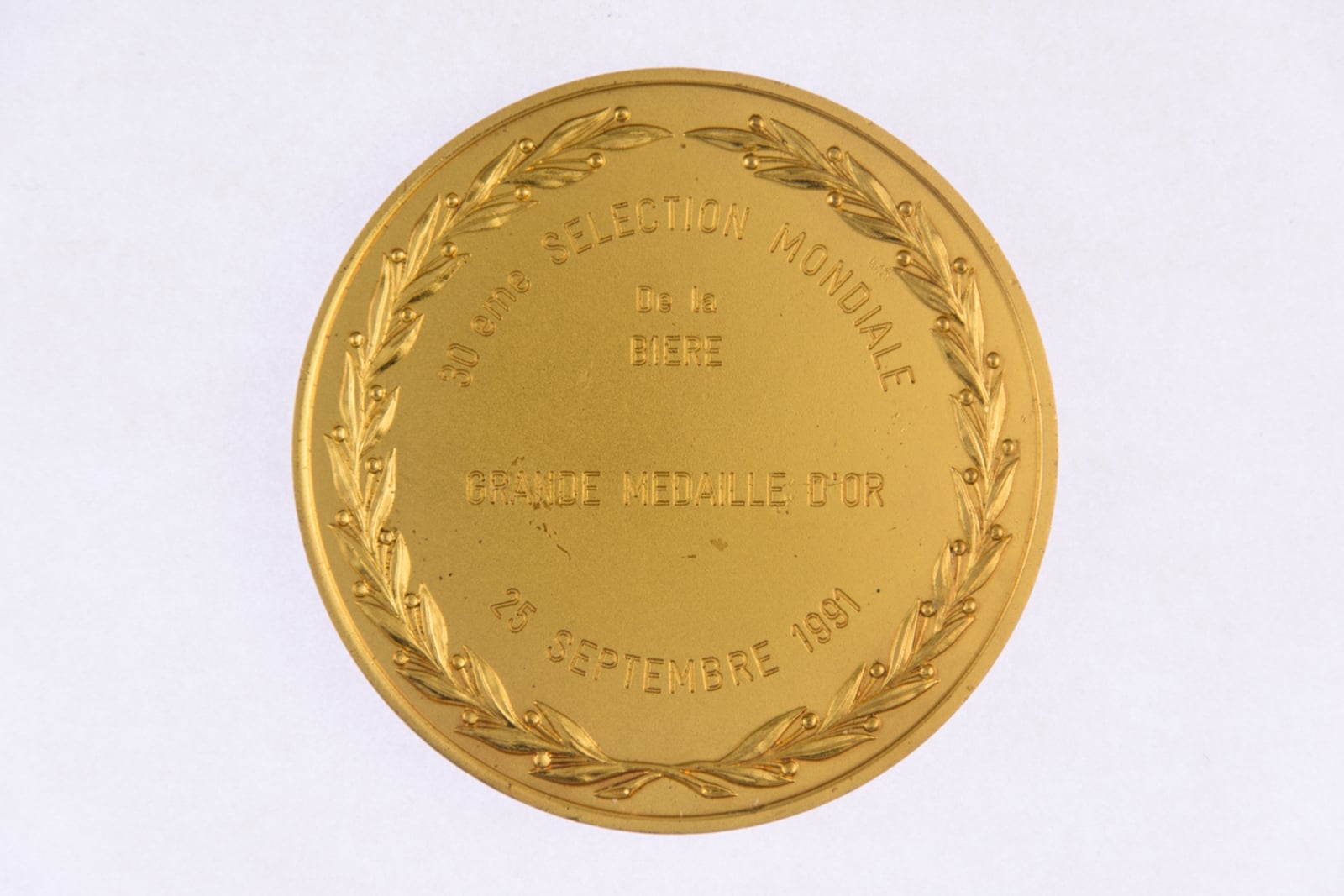 Monde Selection Bruxelles, Grande Medaille d'Or 1991