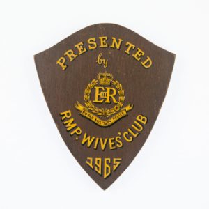 Royal Military Police Wives' Club Plaque 1965