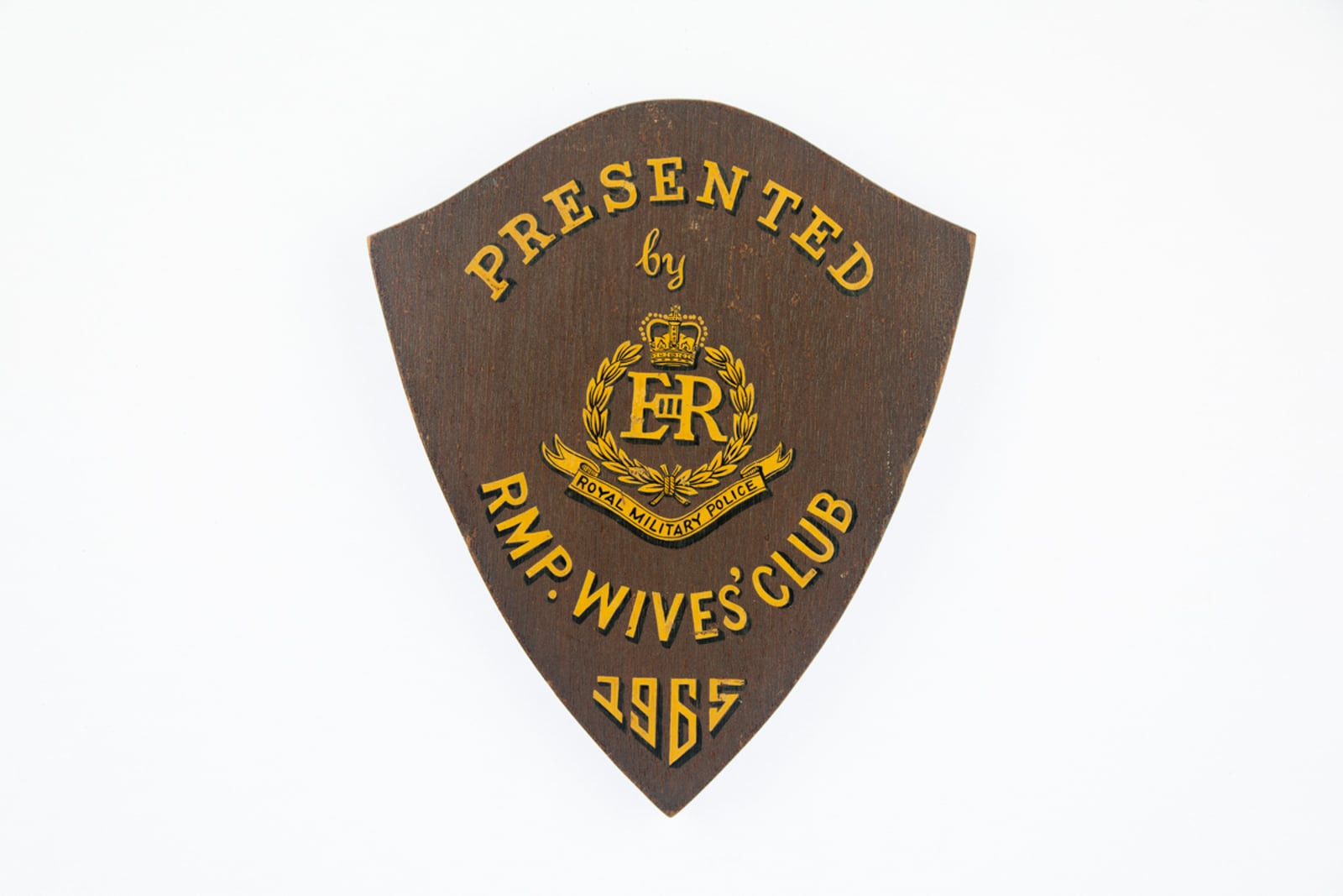 Royal Military Police Wives' Club Plaque 1965