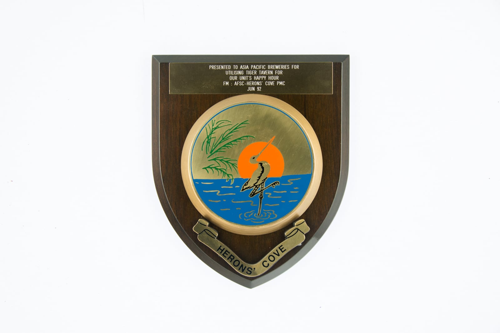 AFSC - Heron's Cove PMC Plaque 1992