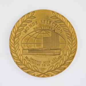 Monde Selection Bruxelles Medaille d'Or avec Palmes 1984