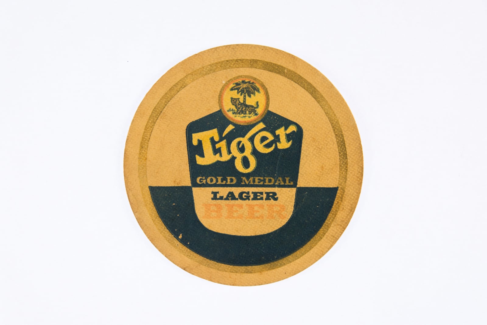 Tiger Lager Beer Circular Coaster