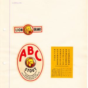 ABC Stout Singapore and Federation Labels