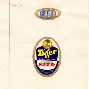 Tiger Beer Pulau Bukom Labels
