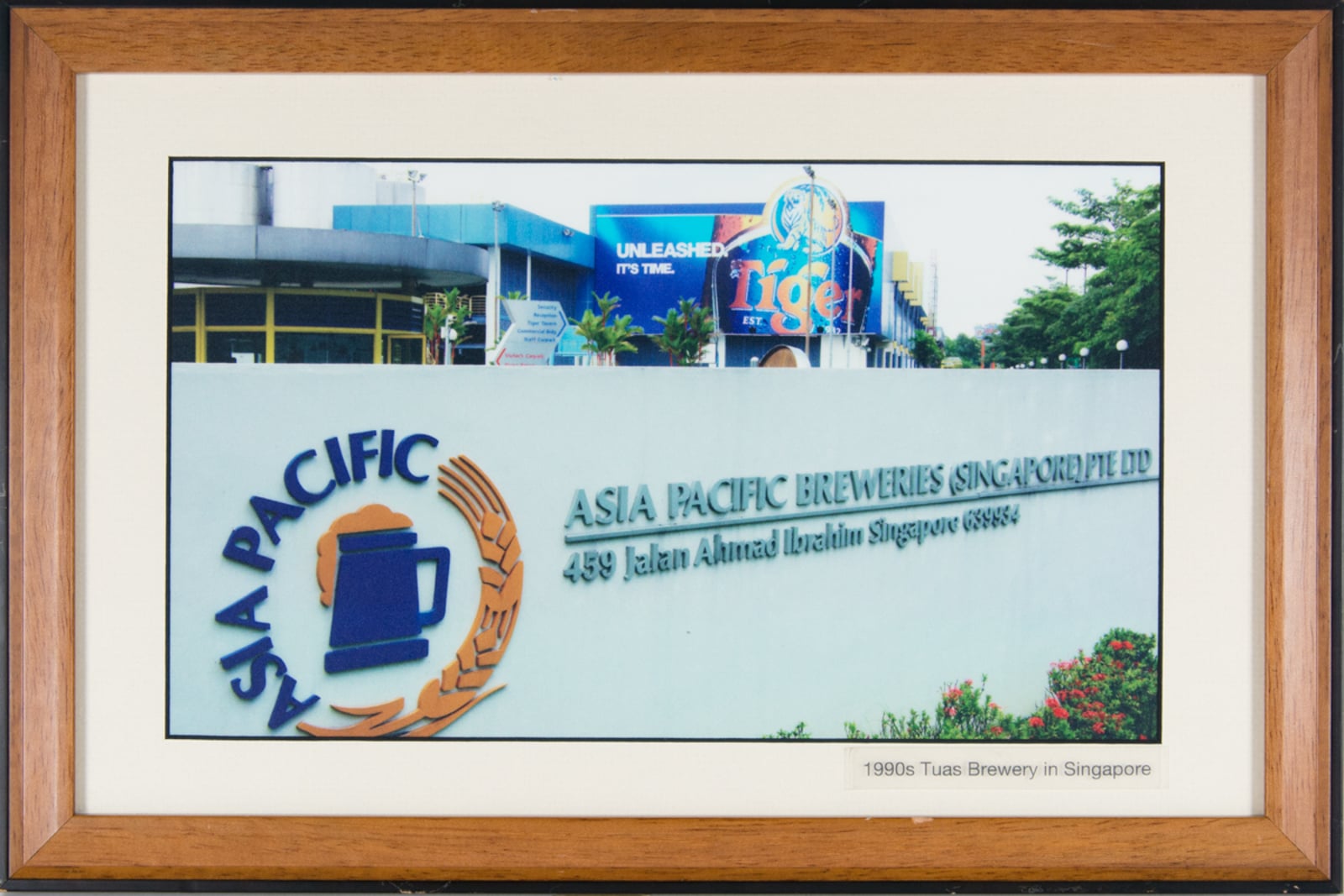 1990s Tuas Brewery in Singapore Photograph