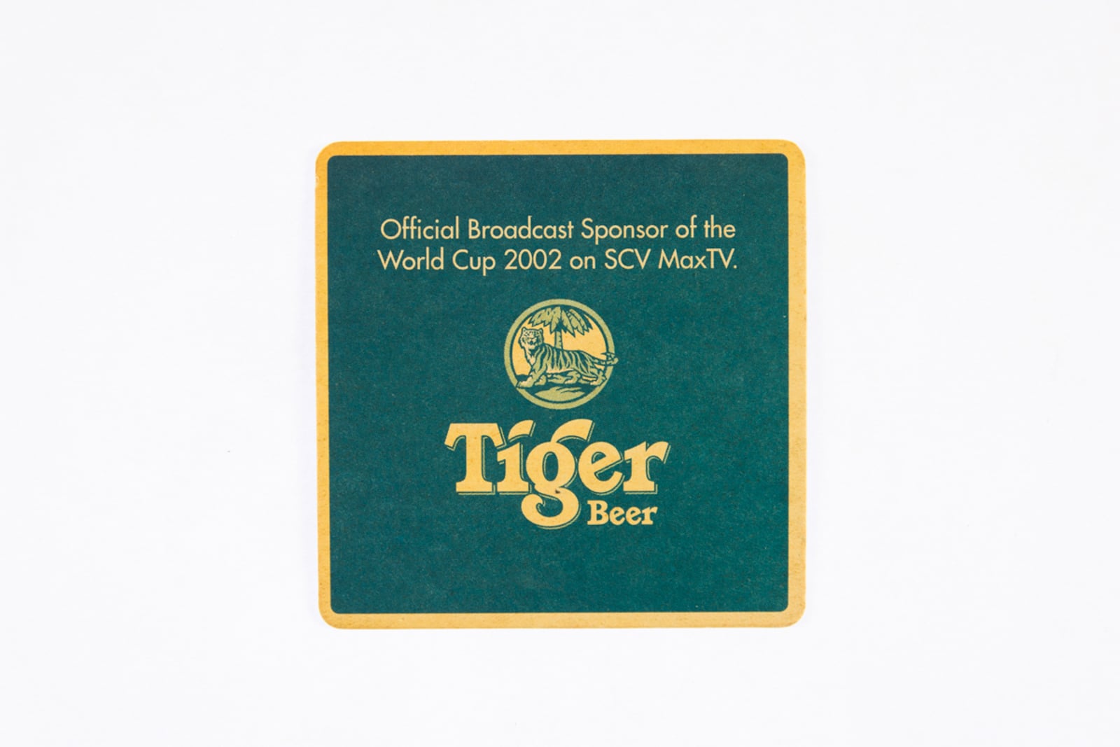 Tiger World Cup Square Coaster 2002