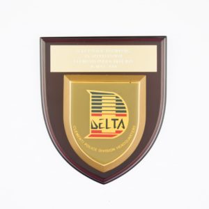 "Delta" Clementi Police Div Headquarters Plaque 2001