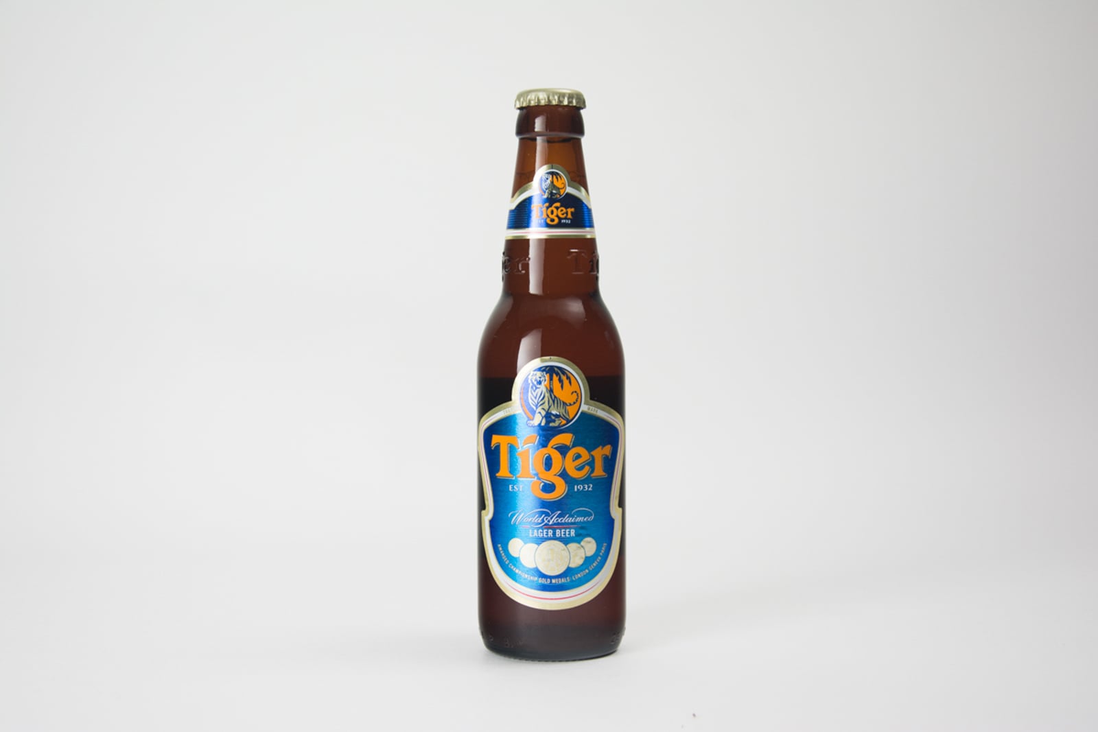 Tiger "World Acclaimed Lager Beer" Bottle, 330 ml