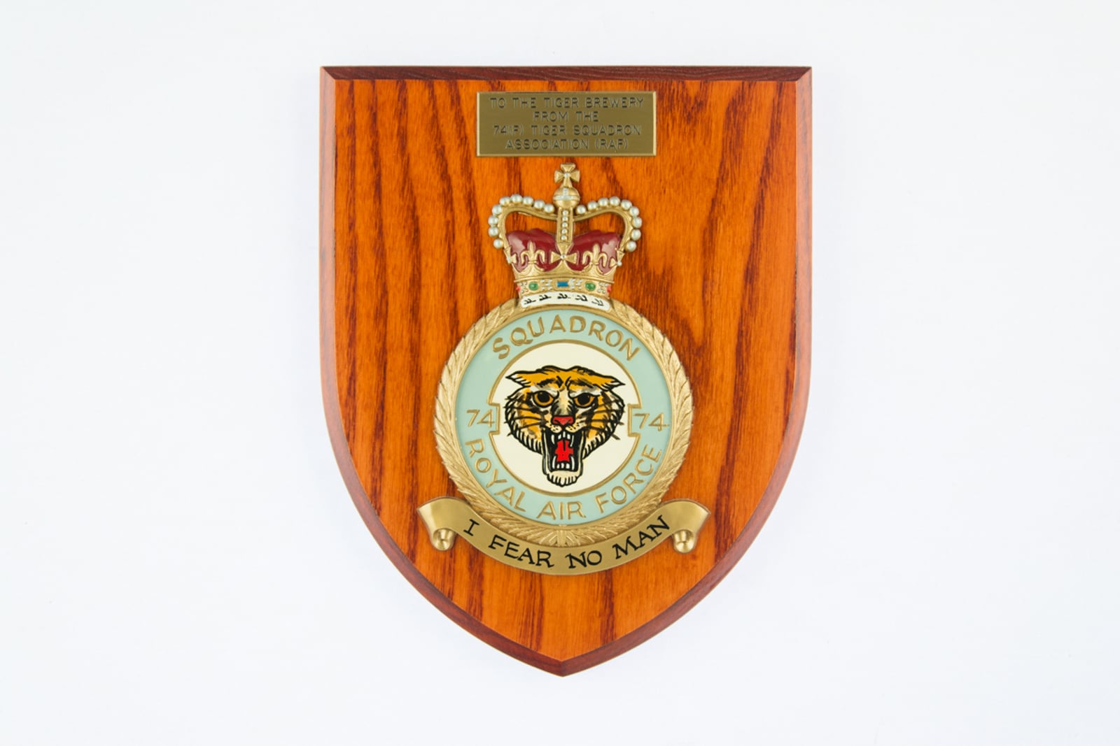 Squadron 74 Royal Air Force Plaque