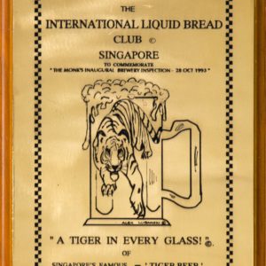 The International Liquid Bread Club Plaque 1993