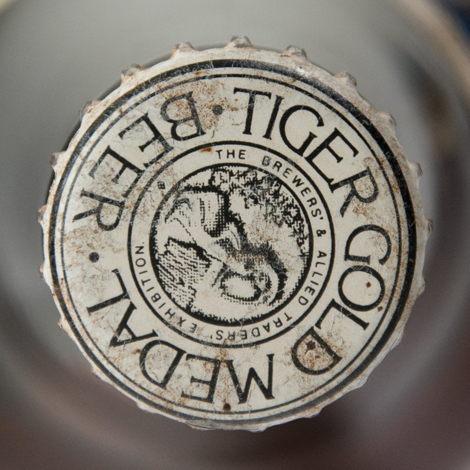 Tiger Lager Beer Vintage Bottle