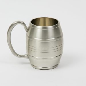 Pewter Barrel Mug Metalware