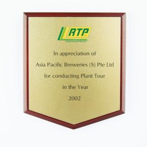 RTP Imagineering Plastics Plaque 2002