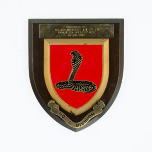 HQ 6 Division Plaque 1987