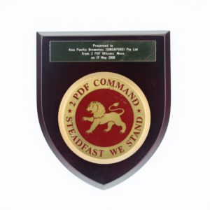 2 PDF Command - Officers' Mess Plaque 2000