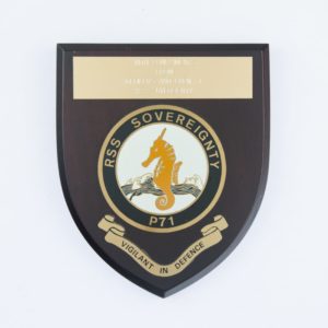 RSS Sovereignty P71 Plaque