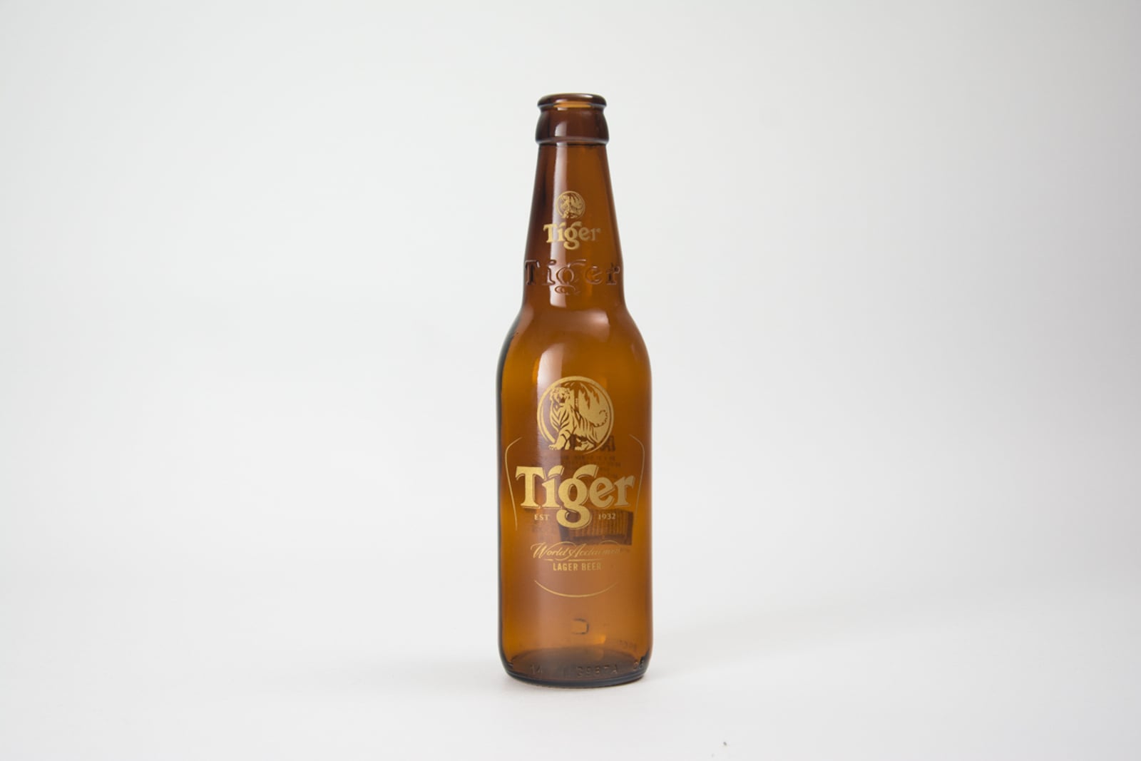 Tiger "World Acclaimed Lager Beer" Bottle (Shanghai), 330 ml