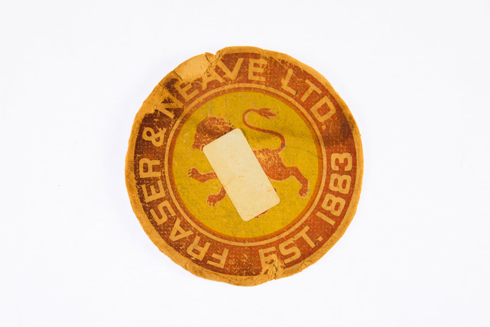 "Tiger Beer For All And All For" Fraser & Neave Circular Vintage Coaster