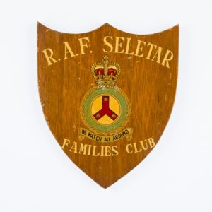 RAF Seletar Families Club Plaque