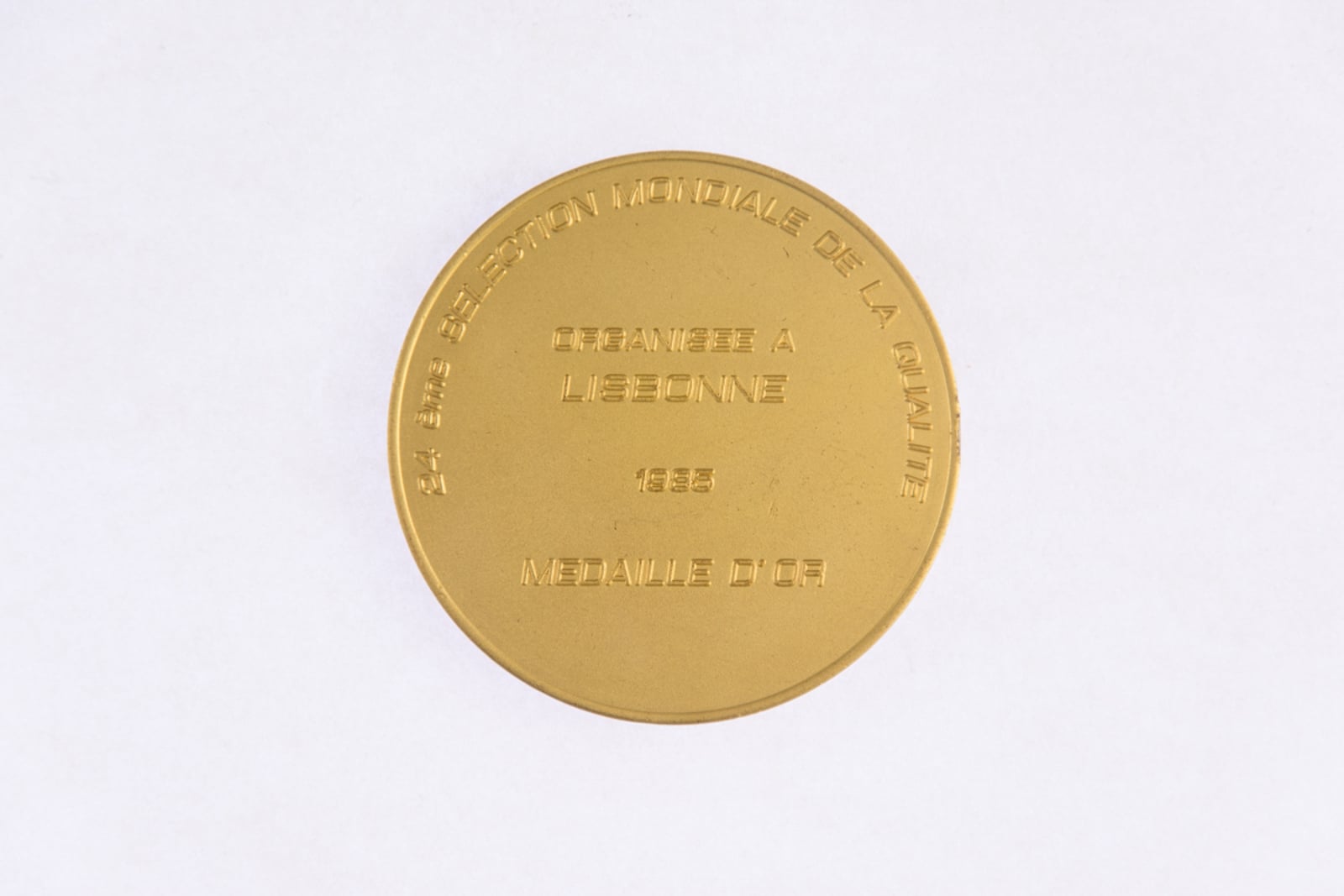 Monde Selection Bruxelles, Medaille d'Or 1986