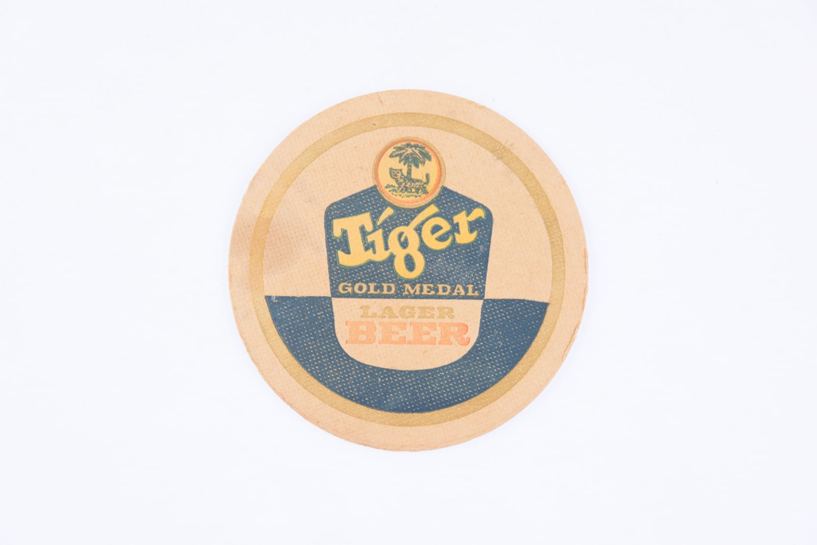 Tiger Gold Medal Lager Beer Coaster