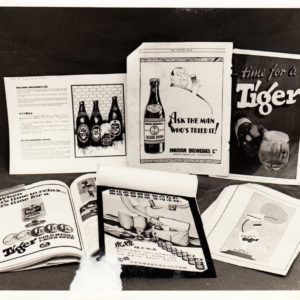 Tiger Beer Paper Advertisement Photograph