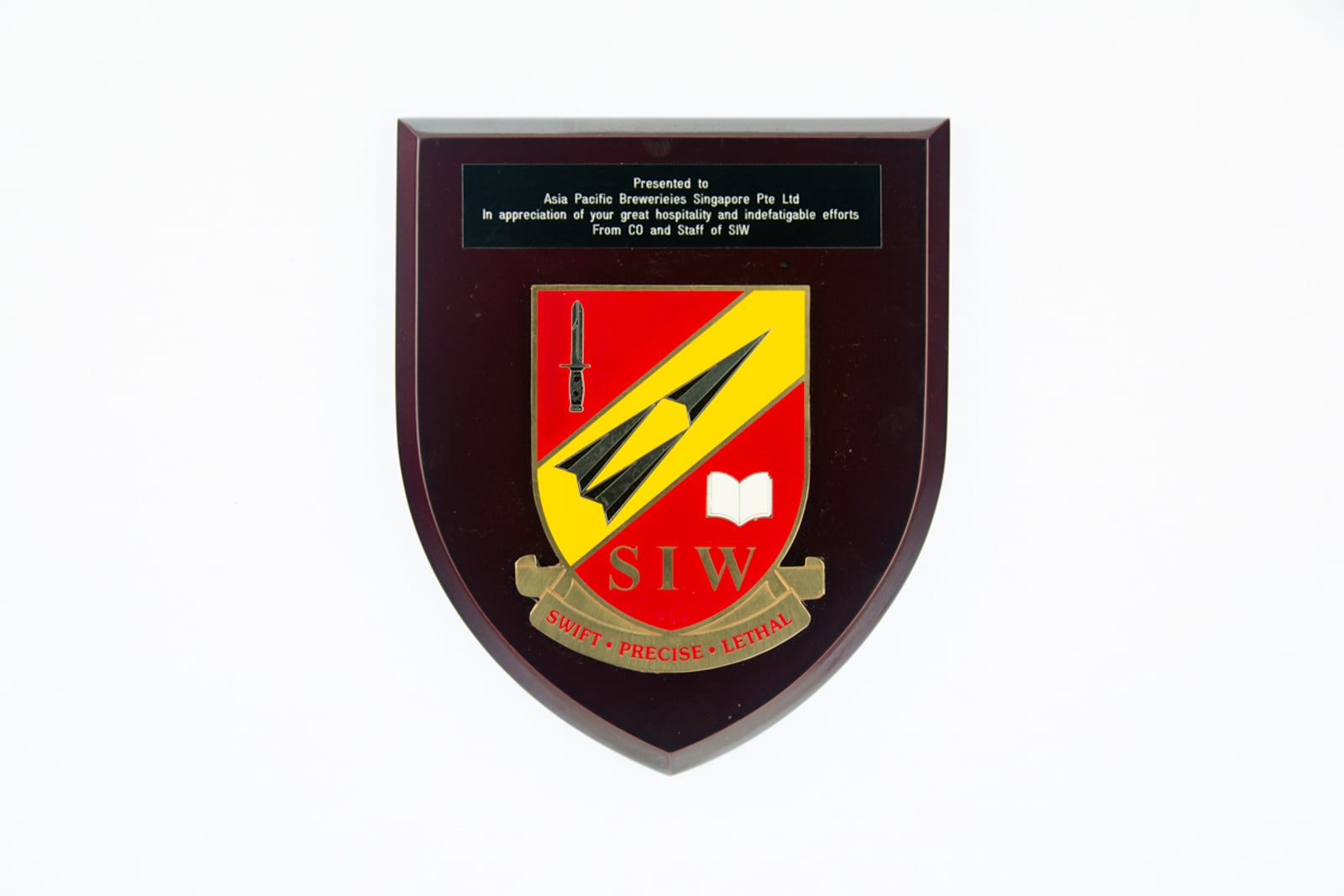 School of Infantry Weapons Plaque