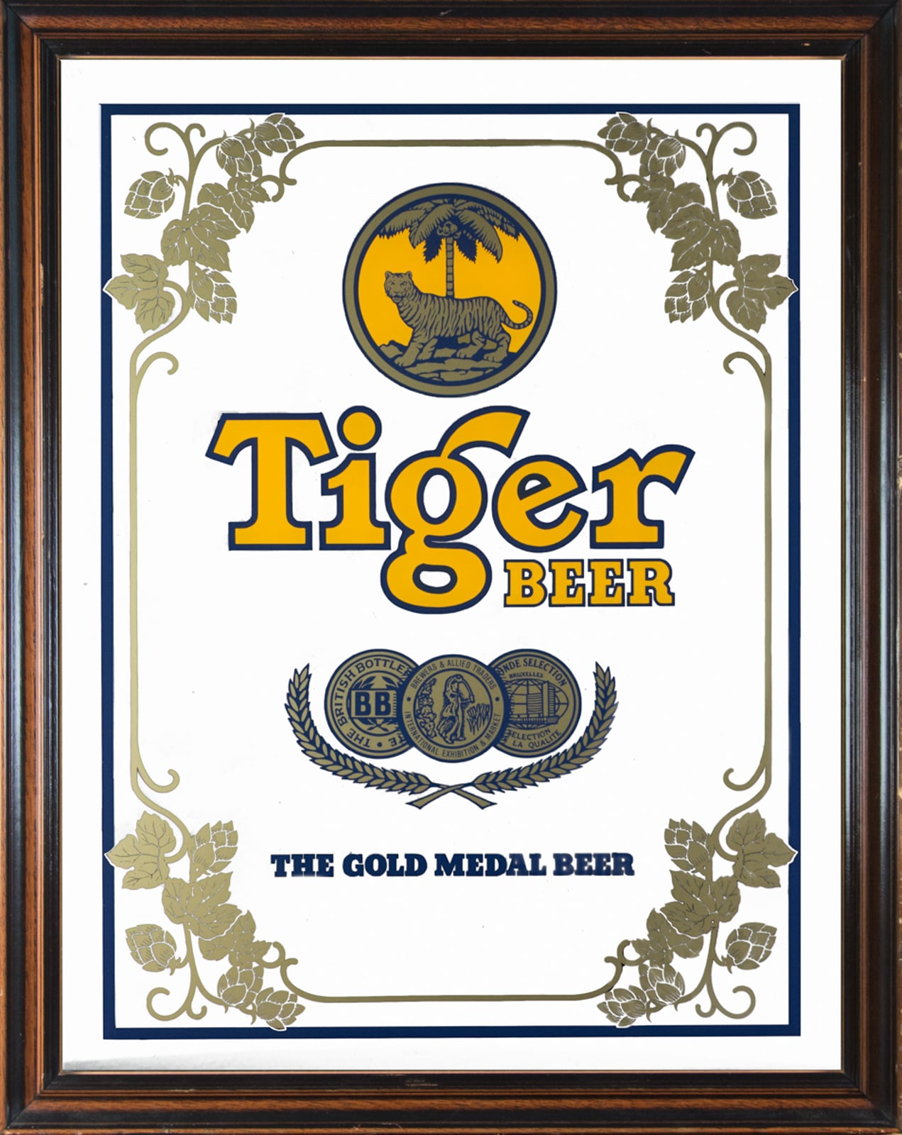 Tiger Beer: The Gold Medal Beer Mirror